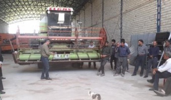 برگزاری کارگاه آموزشی تخصصی تنظیم و کالیبراسیون کمباین در تبریز همزمان با هفته جهاد کشاورزی